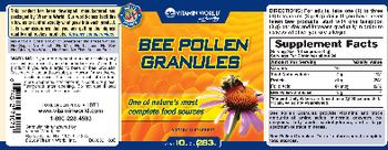 Vitamin World Bee Pollen Granules - supplement