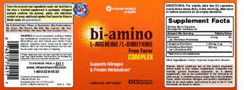 Vitamin World Bi-Amino Complex - amino acid supplement