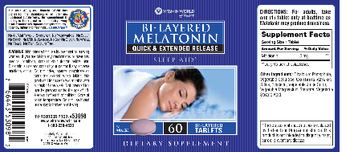 Vitamin World Bi-Layered Melatonin Quick & Extended Release - supplement