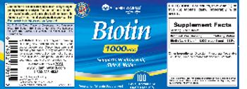 Vitamin World Biotin 1000 mcg - vegetarian vitamin supplement