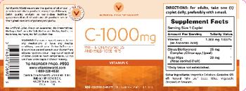 Vitamin World C-1000 mg - vegetarian vitamin supplement