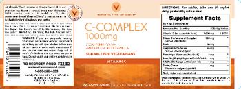 Vitamin World C-Complex 1000 mg - vegetarian vitamin supplement