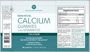 Vitamin World Calcium Gummies With Vitamin D3 - supplement