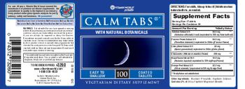 Vitamin World Calm Tabs - vegetarian supplement