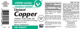 Vitamin World Chelated Copper - supplement