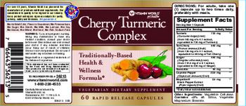 Vitamin World Cherry Turmeric Complex - vegetarian supplement