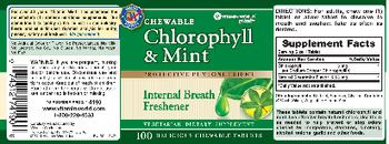 Vitamin World Chewable Chlorophyll & Mint - 