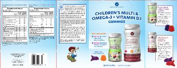 Vitamin World Children's Multi & Omega-3 + Vitamin D3 Gummies Children's Multivitamin Gummies - supplement