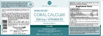 Vitamin World Coral Calcium 500 mg + Vitamin D3 - supplement