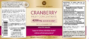 Vitamin World Cranberry Fruit Concentrate - supplement