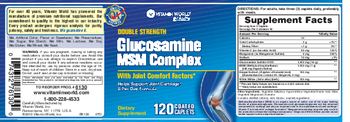 Vitamin World Double Strength Glucosamine MSM Complex - supplement