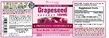 Vitamin World Double Strength Grapeseed Extract 100 mg - supplement