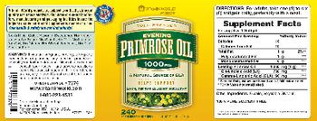 Vitamin World Evening Primrose Oil 1000 mg - supplement