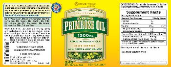 Vitamin World Evening Primrose Oil 1300 mg - supplement