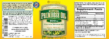 Vitamin World Evening Primrose Oil 500 mg - supplement