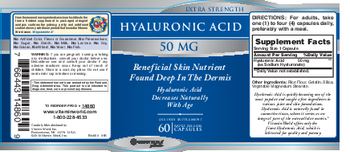 Vitamin World Extra Strength Hyaluronic Acid 50 mg - supplement