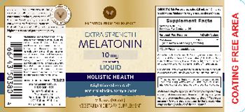 Vitamin World Extra Strength Melatonin 10 mg Liquid Natural Black Cherry Flavor - vegetarian supplement