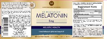 Vitamin World Extra Strength Melatonin 5 mg - vegetarian supplement