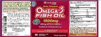 Vitamin World Extra Strength Omega-3 Fish Oil 1500 mg - supplement