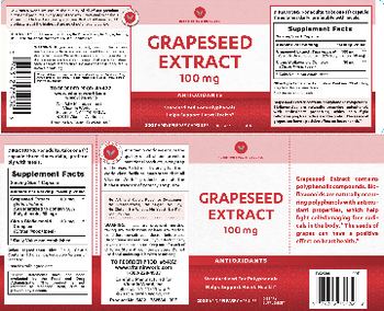 Vitamin World Grapeseed Extract 100 mg - supplement
