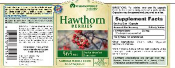 Vitamin World Hawthorn Berries 565 mg - popular botanical preparation