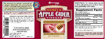 Vitamin World Honey & Apple Cider Vinegar - supplement