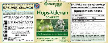 Vitamin World Hops-Valerian Complex - herbal supplement