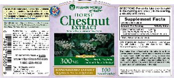 Vitamin World Horse Chestnut Extract 300 mg - supplement