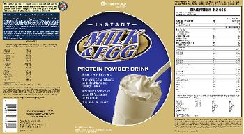 Vitamin World Instant Milk & Egg Protein Powder Drink - 