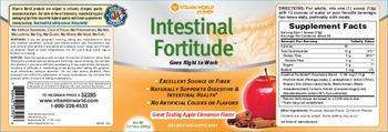 Vitamin World Intestinal Fortitude Apple Cinnamon Flavor - fiber supplement