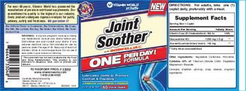 Vitamin World Joint Soother with Boswellia - supplement