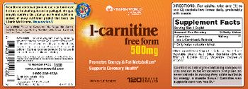 Vitamin World L-Carnitine 500 mg - supplement