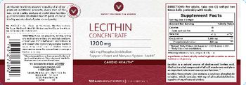 Vitamin World Lecithin Concentrate 1200 mg - supplement