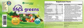 Vitamin World Life's Greens - vegetarian supplement