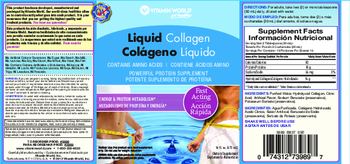 Vitamin World Liquid Collagen - supplement