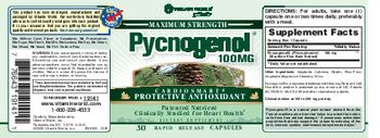 Vitamin World Maximum Strength Pycnogenol 100 mg - supplement