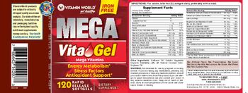 Vitamin World Mega Vita Gel Iron Free - supplement