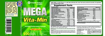 Vitamin World Mega Vita-Min - supplement