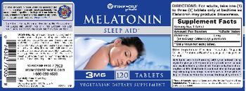 Vitamin World Melatonin 3 mg - vegetarian supplement