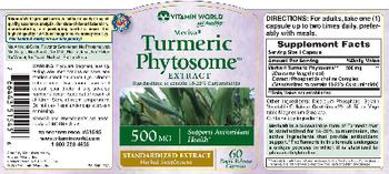 Vitamin World Meriva Turmeric Phytosome Extract 500 mg - herbal supplement