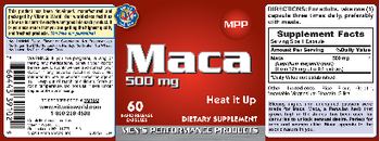 Vitamin World MPP Men's Performance Products Maca 500 mg - supplement