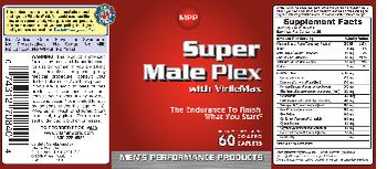 Vitamin World MPP Men's Performance Products Super Male Plex With VirileMax - supplement