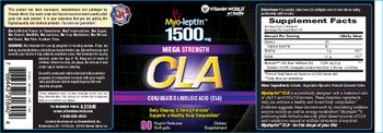 Vitamin World Myo-Leptin Mega Strength CLA 1500 mg - supplement