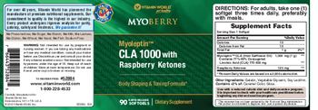 Vitamin World Myoleptin CLA 1000 With Raspberry Ketones - supplement