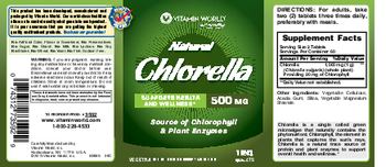 Vitamin World Natural Chlorella 500 mg - 