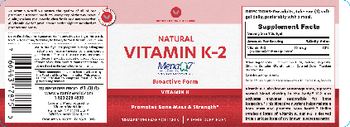 Vitamin World Natural Vitamin K-2 Bioactive Form - vitamin supplement