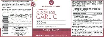 Vitamin World Odorless Garlic 500 mg - supplement