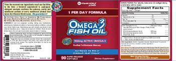 Vitamin World Omega-3 Fish Oil - supplement