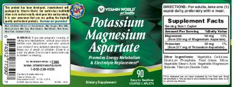 Vitamin World Potassium Magnesium Aspartate - supplement