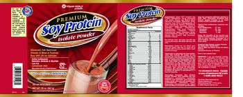 Vitamin World Premium Soy Protein Isolate Powder Chocolate - 